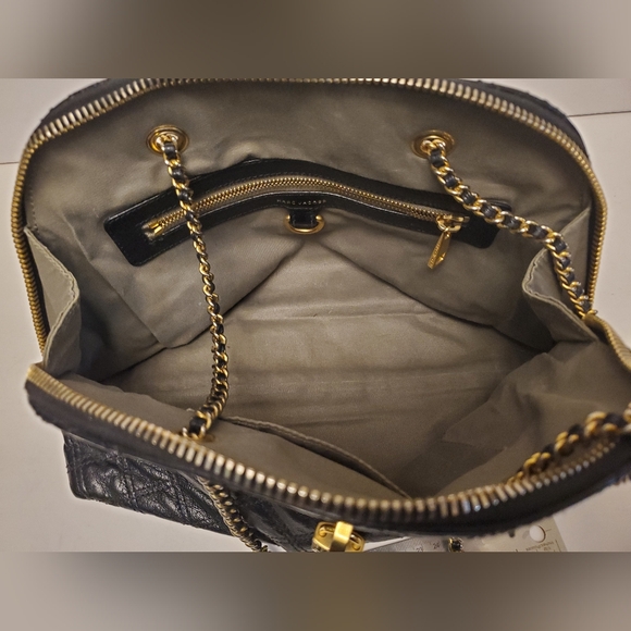 Vintage Marc Jacobs Black Leather Quilted Handbag - Picture 10 of 14